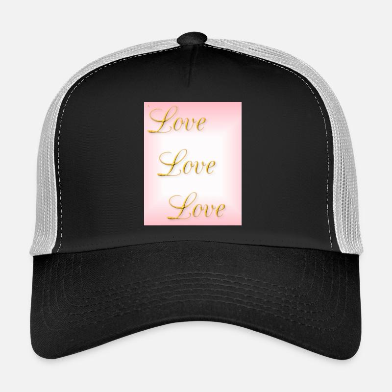 Love - self-love - true love - Trucker Cap - black/stone grey