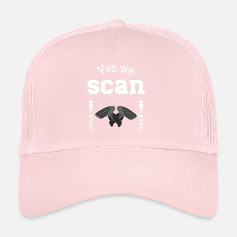 Yes we scan, Scanner, Barcode Trucker Cap