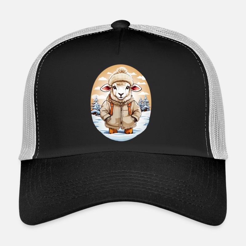 Mouton câlin doux Casquette trucker 