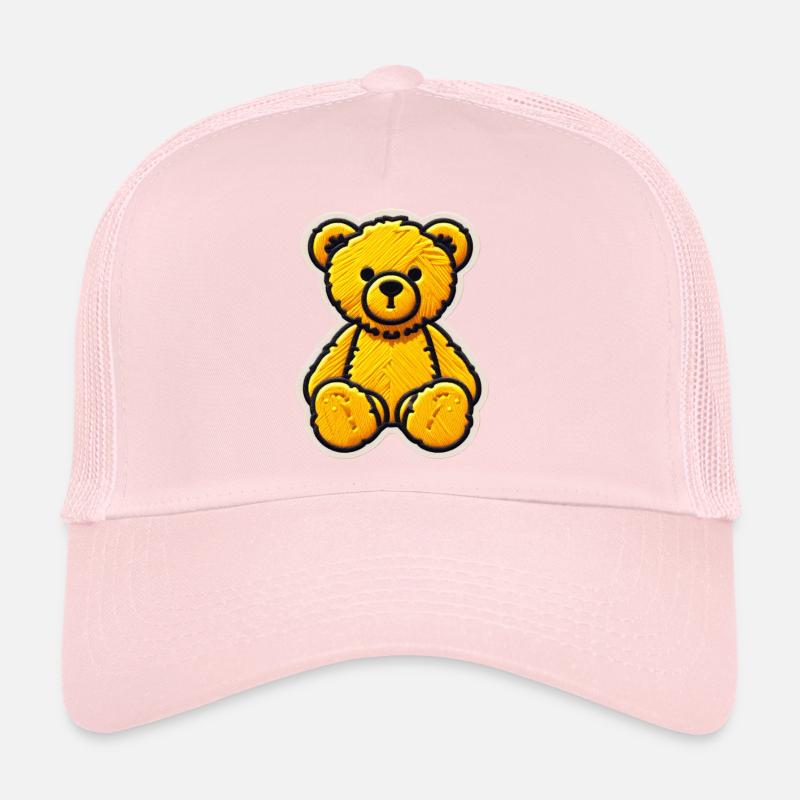 Leuchtender Teddy Patch Stickerei Trucker Cap
