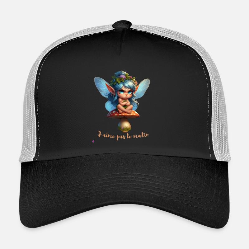 J aime pas le matin Casquette trucker 