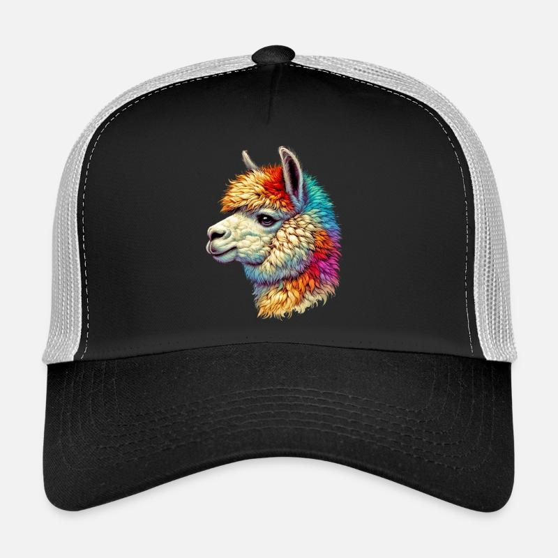 Alpaka - Trucker Cap - Schwarz/Steingrau