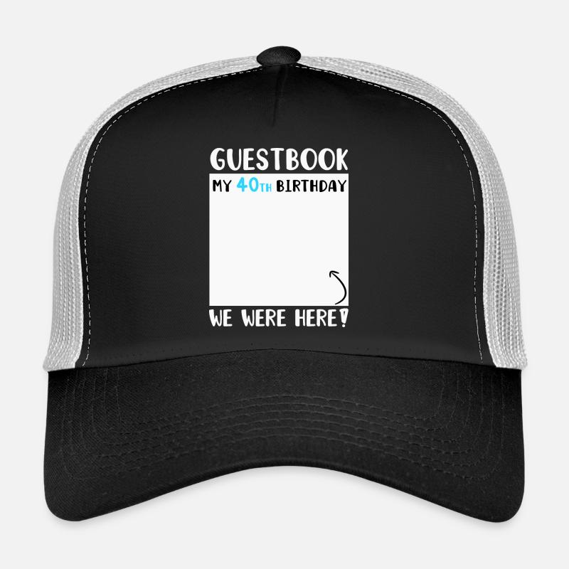 40e anniversaire Casquette trucker 