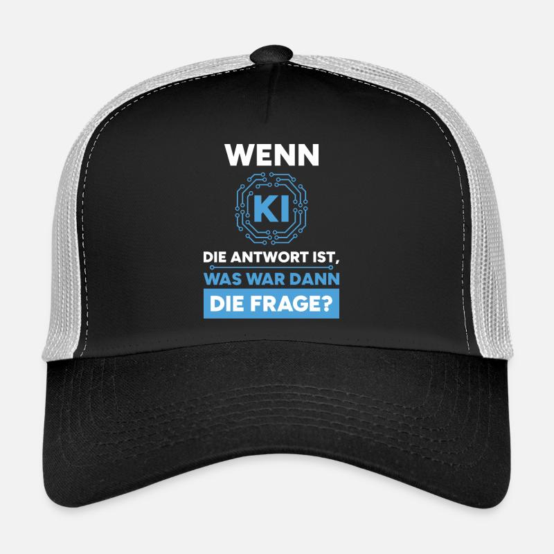 Artificial Intelligence Question Answer Saying Trucker Cap