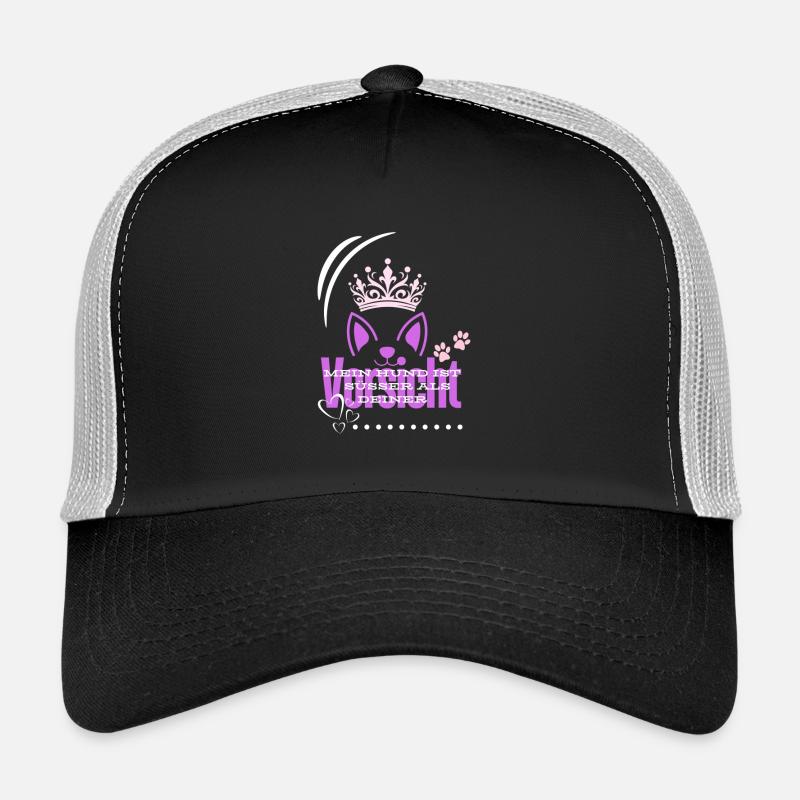 Vorsicht - Trucker Cap - Schwarz/Steingrau