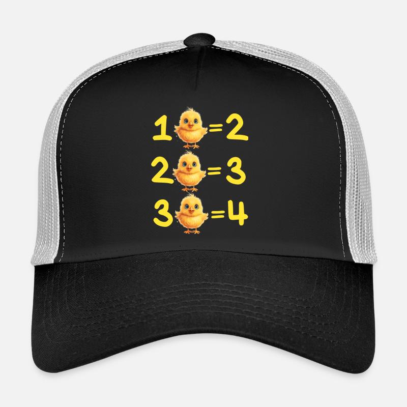 mathématiques, math, addition Casquette trucker 