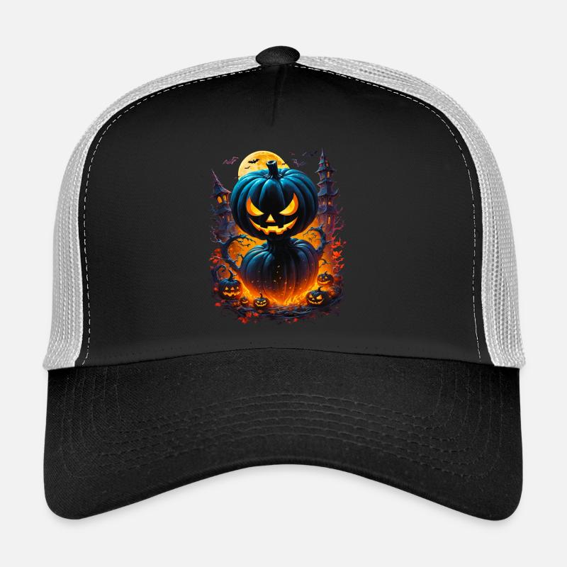 Pumpkin Man Trucker Cap