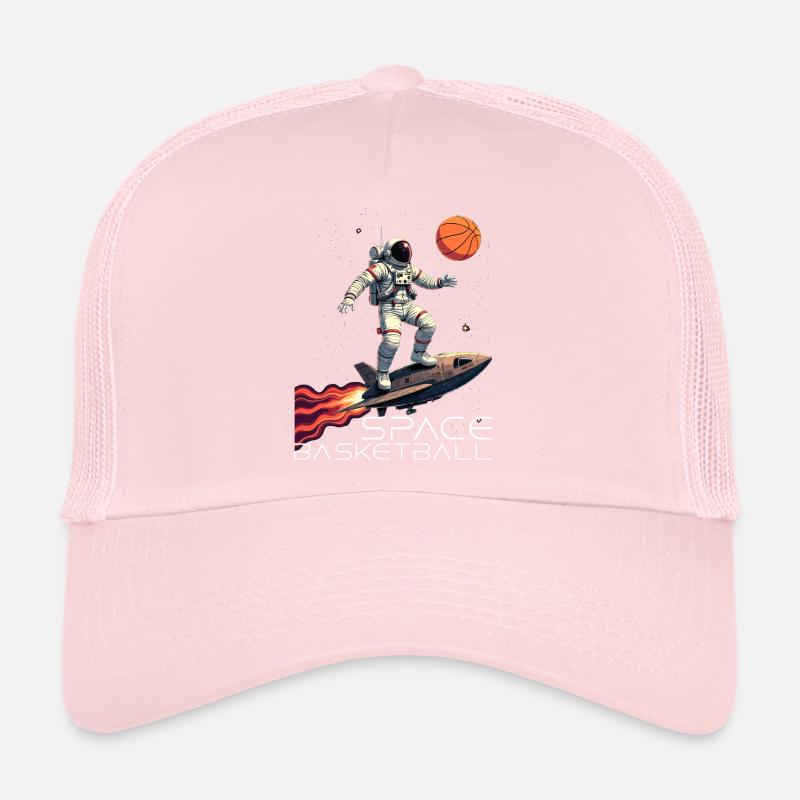 Cadeau de vaisseau spatial astronaute de basket-ball de l’espace Casquette trucker 