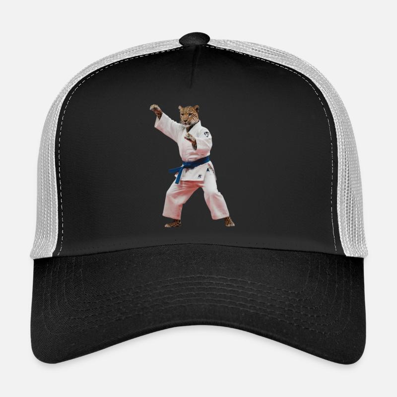 Sportlicher Leopard Trucker Cap
