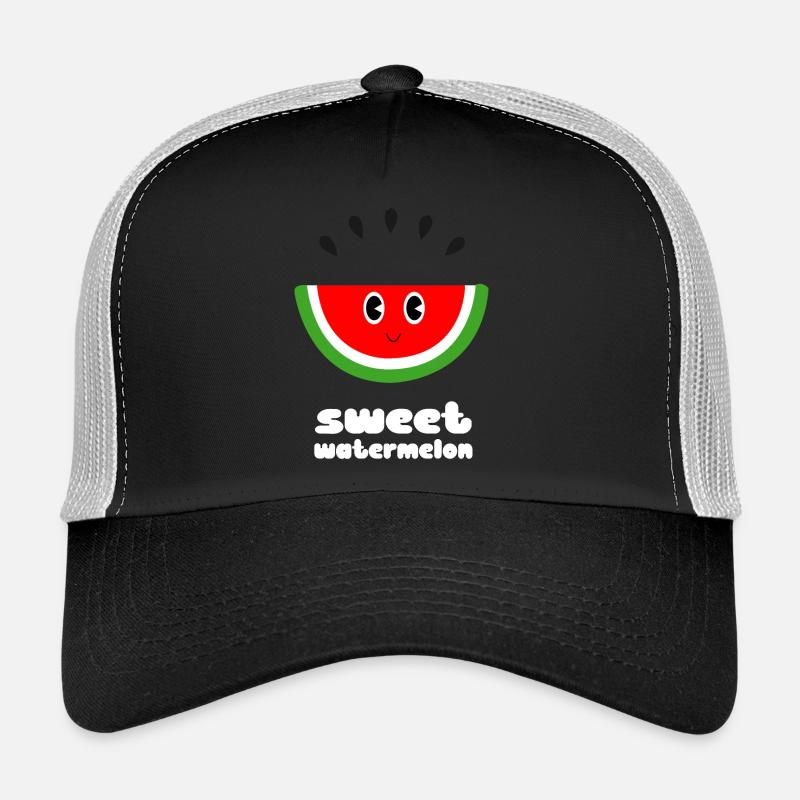 Sweet Watermelon - Trucker Cap - black/stone grey