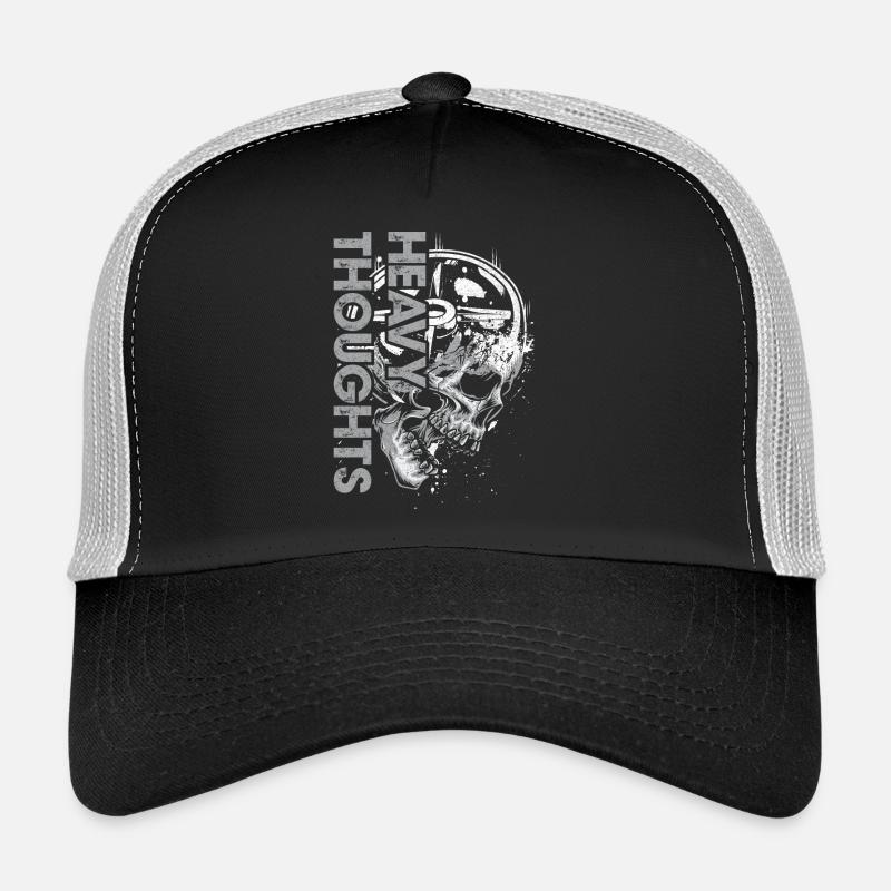 Skull Vinyl Pulse Graphic - Trucker Cap - black/stone grey