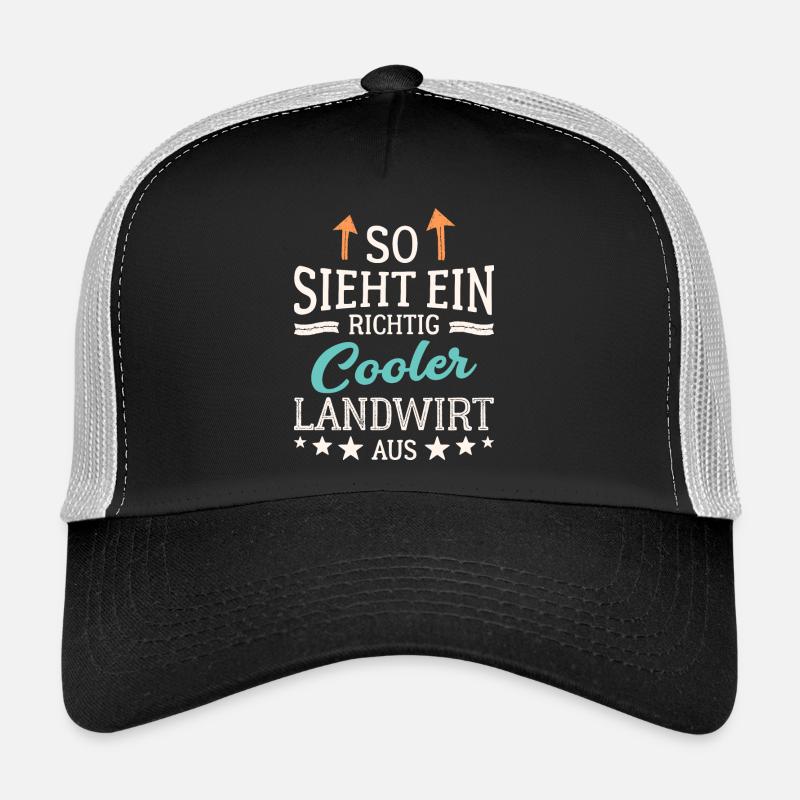 So sieht ein richtig cooler Landwirt aus Trucker Cap