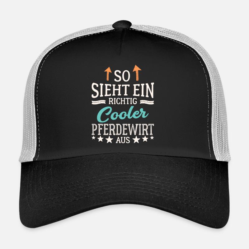 So sieht ein richtig cooler Pferdewirt aus Pferd Trucker Cap