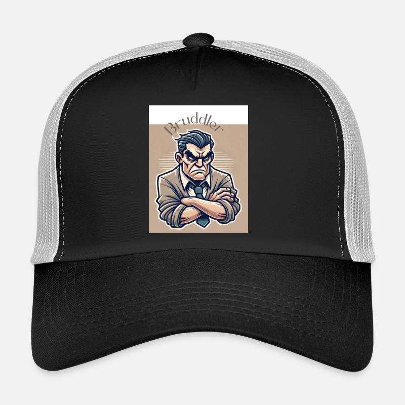 Bruddler - Trucker Cap - Schwarz/Steingrau
