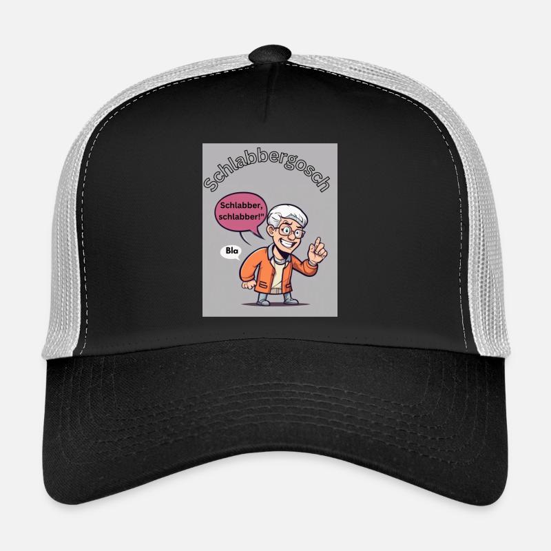Schlabbergosch - Trucker Cap - Schwarz/Steingrau