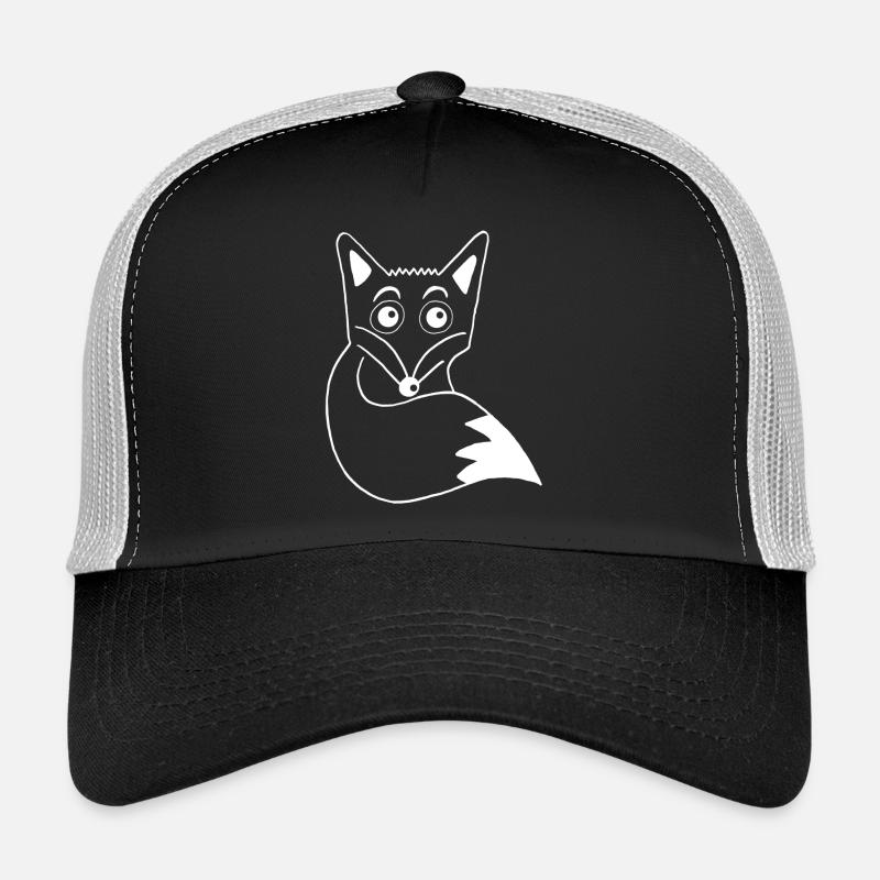 Cute White Fox Trucker Cap