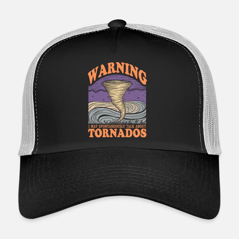 Love for storms and weather phenomena - Trucker Cap - black/stone grey
