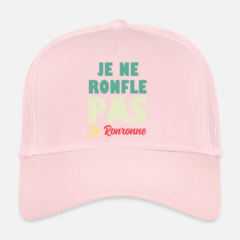 Je Ne Ronfle Pas Je Ronronne Casquette trucker 