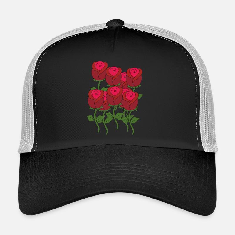 rosen - Trucker Cap - Schwarz/Steingrau