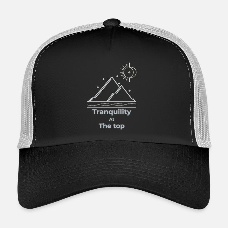 Tranquillité au sommet slow living Casquette trucker 