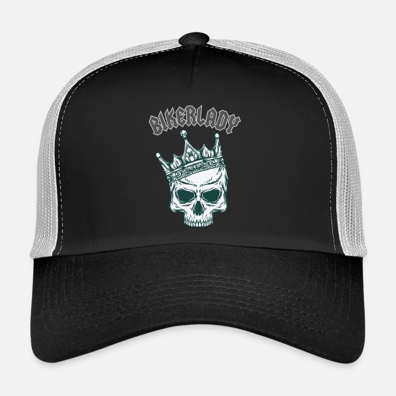 Biker Lady - Trucker Cap - black/stone grey