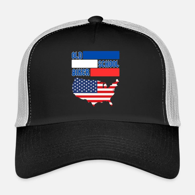 MOTARD DE LA VIEILLE ÉCOLE US Casquette trucker 