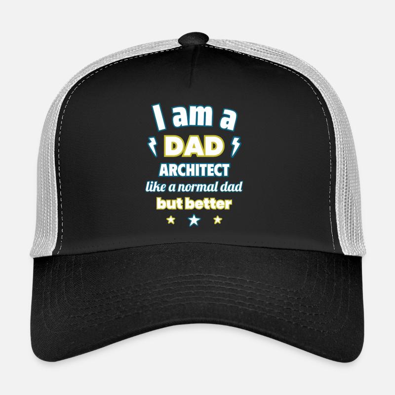 Dad Architect, gift father's day, christmas Trucker Cap