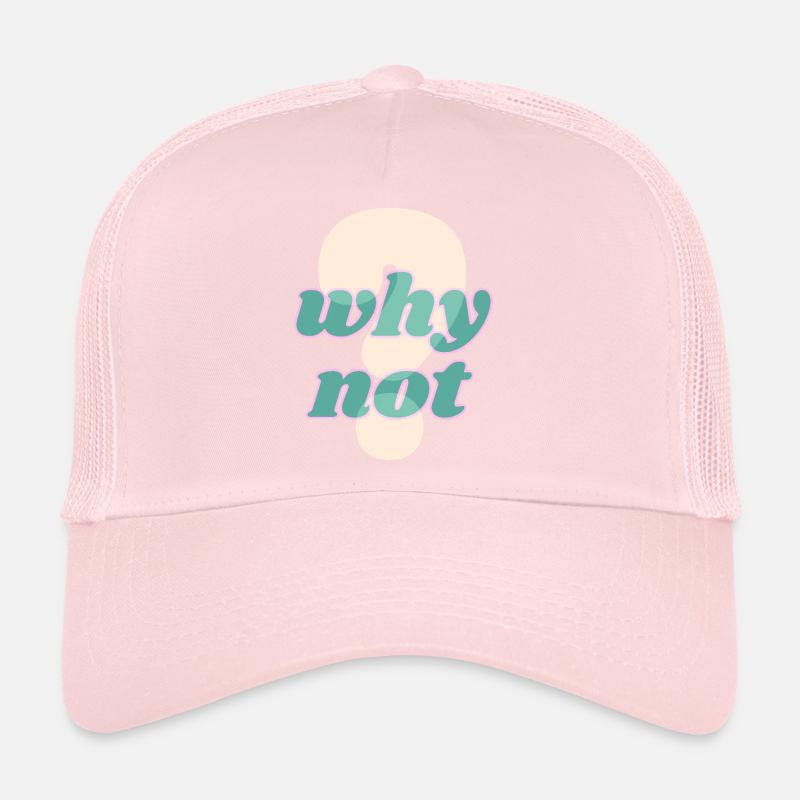 Pourquoi pas un design de déclaration Casquette trucker 