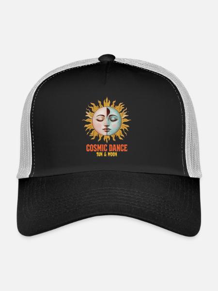 Cosmic Dance Spirituality Gift - Trucker Cap - black/stone grey