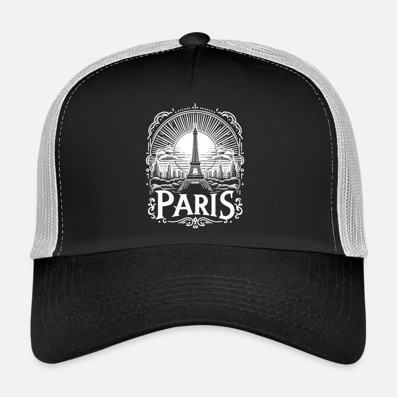 Création de chemises Paris avec la Tour Eiffel - la tour Eiffel Casquette trucker 