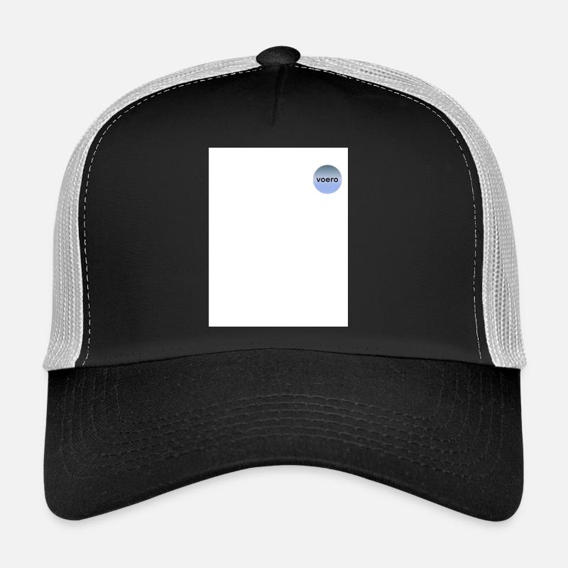 VOERO 1 - Trucker Cap - Schwarz/Steingrau
