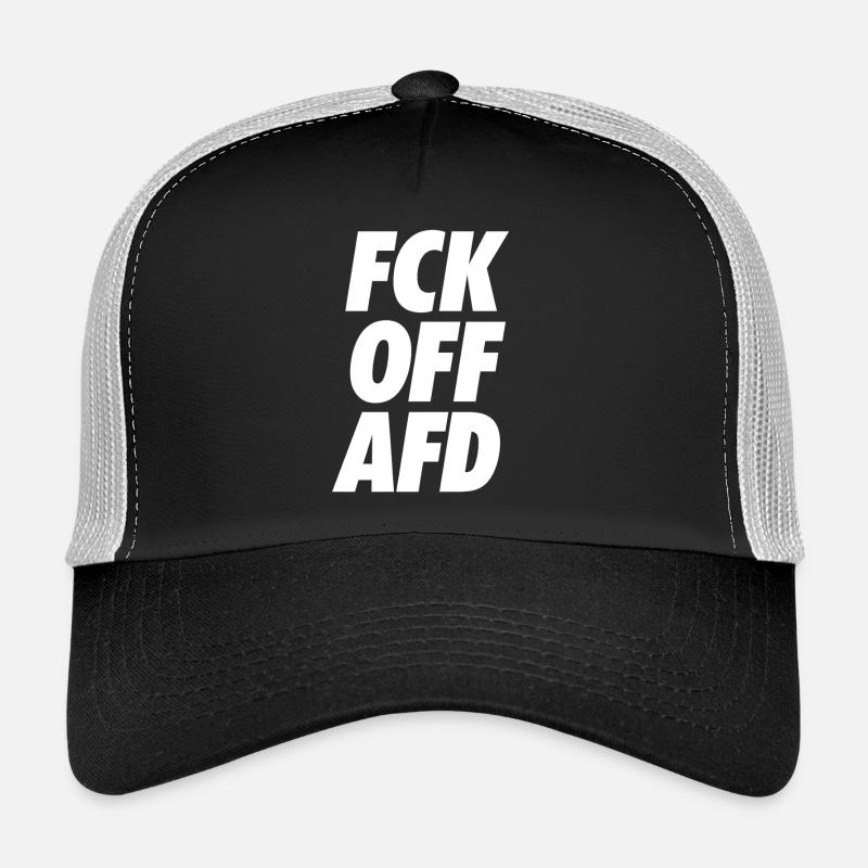 FCK OFF AFD Gegen rechts Trend 2025 Demo Trucker Cap