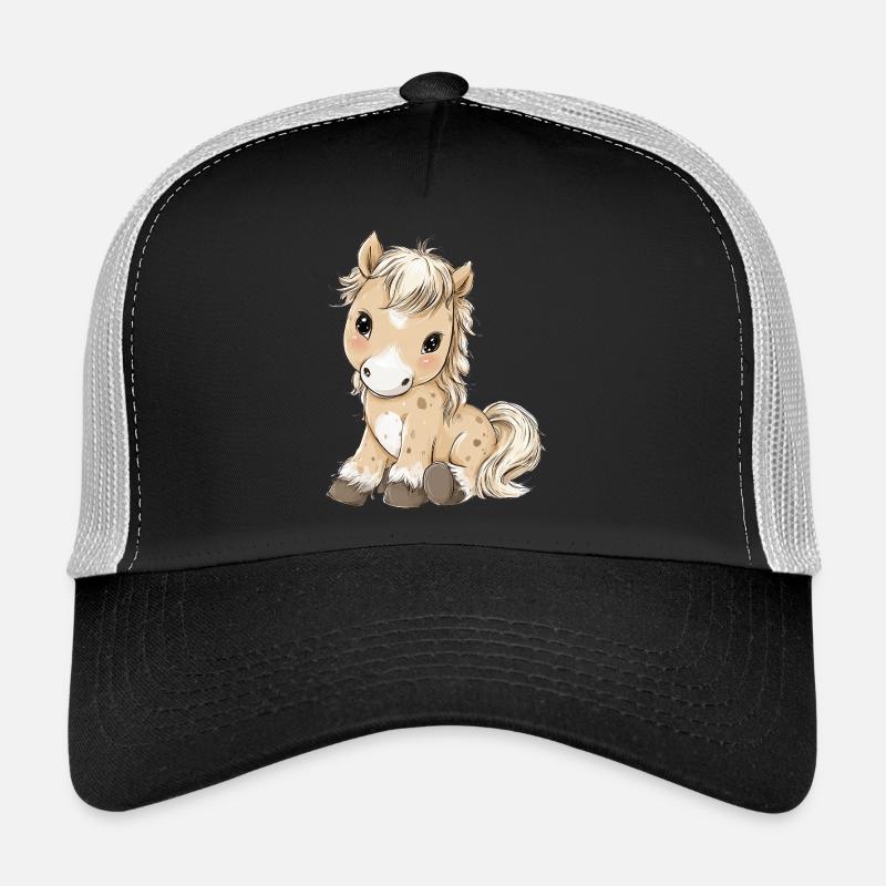 Mignon bébé poney cheval Casquette trucker 