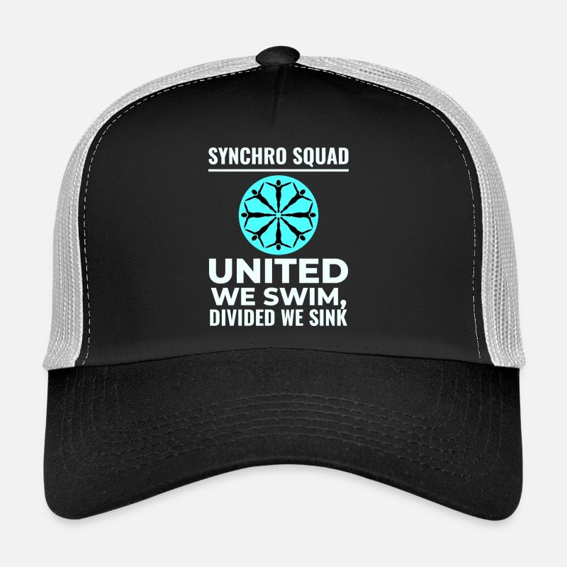 Vereint schwimmen wir geteilt wir versinken Synchro Squad Trucker Cap