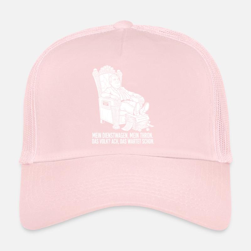 Mein Dienstwagen, mein Thron Trucker Cap