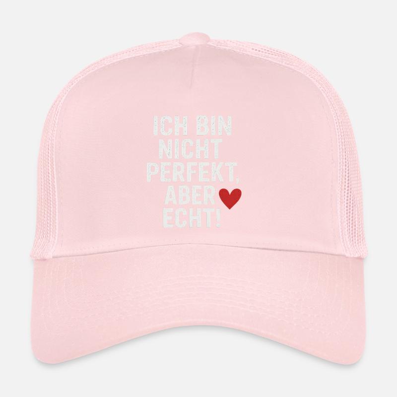 Ich_bin_nicht_perfekt _aber_echt Casquette trucker 