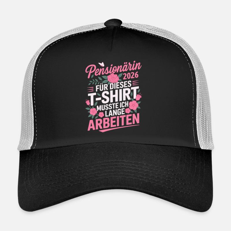 Retraité 2026 Casquette trucker 