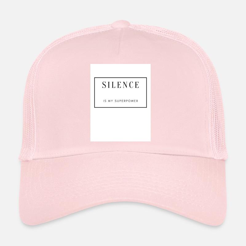 Silence, Strength and Serenity on Textile Trucker Cap
