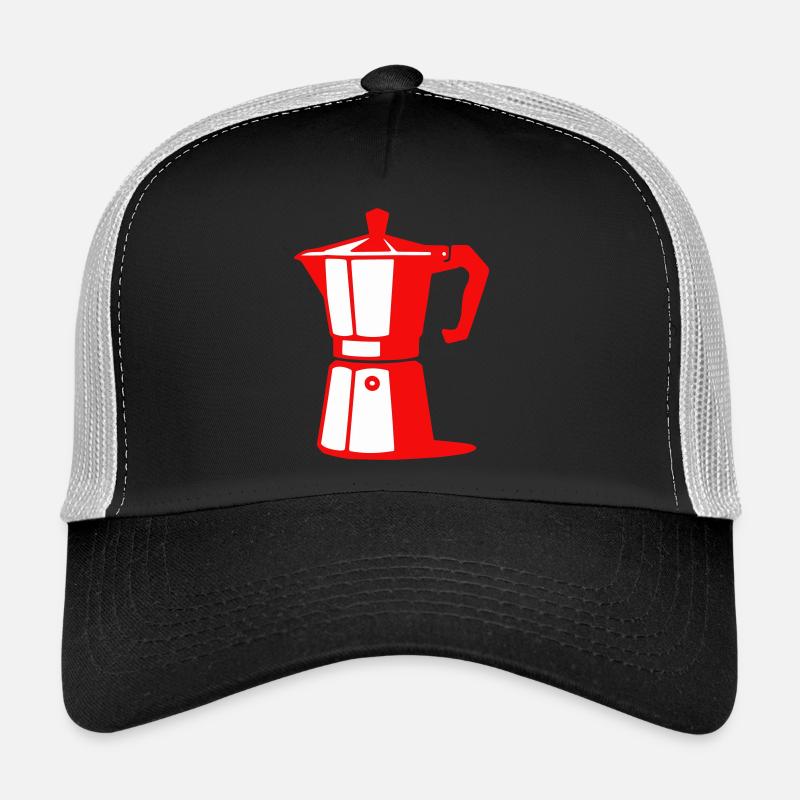 Coffee Pot Illustration for Cafe Lovers Trucker Cap