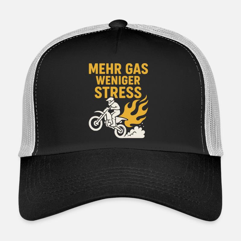 Plus de gaz, moins de stress Casquette trucker 