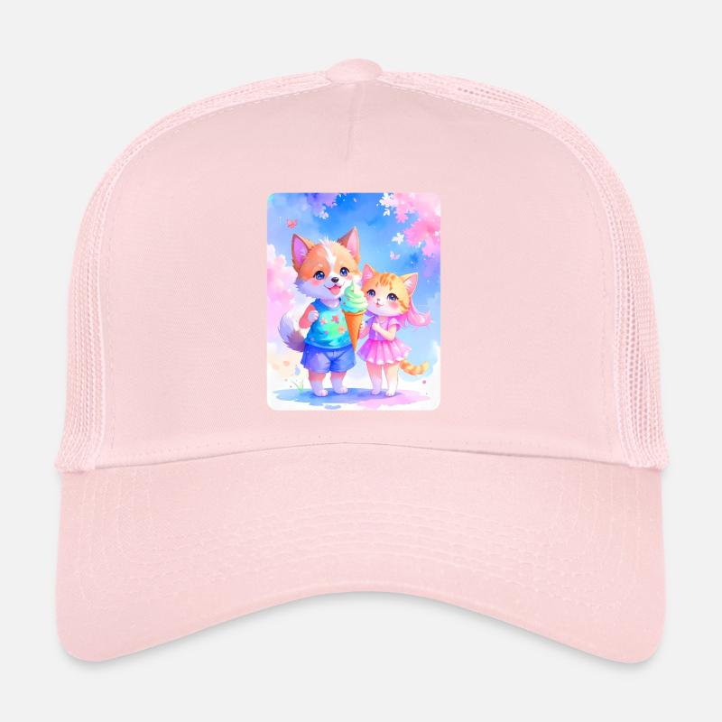 Hündchen, Kätzchen & Eiscreme Trucker Cap