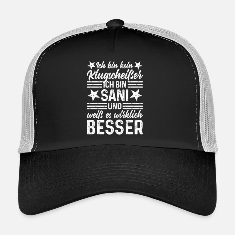 Sani - Ambulancière - Pas un petit malin Casquette trucker 