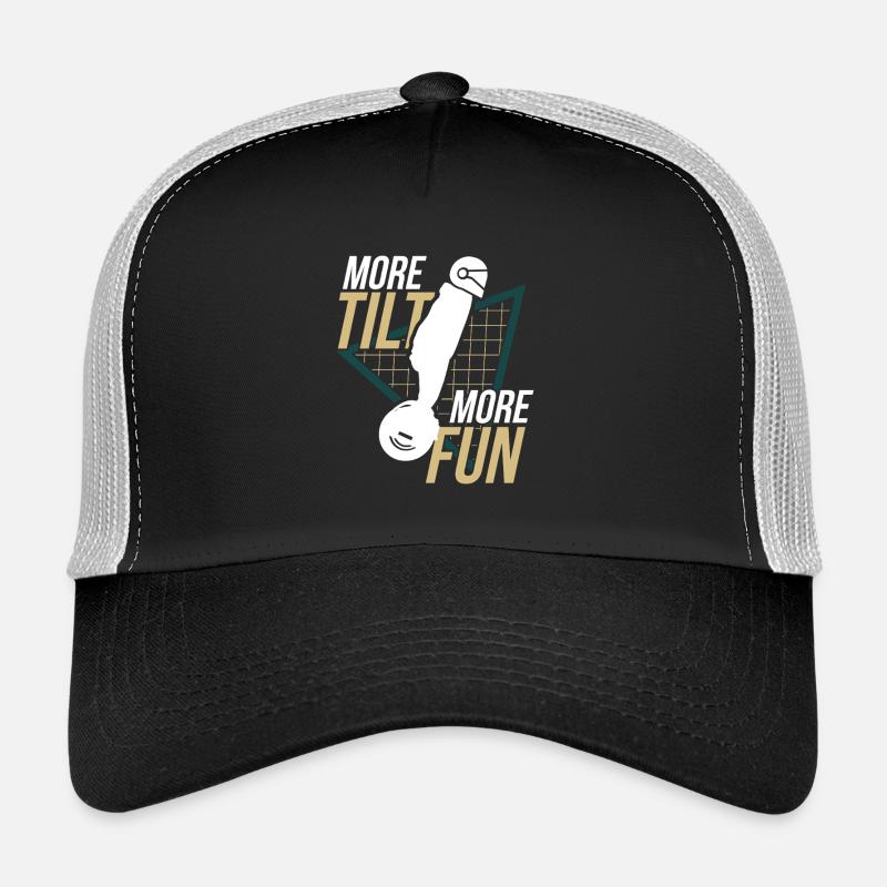 More Tilt More Fun – Electric Unicycle Design - Trucker Cap - black/stone grey