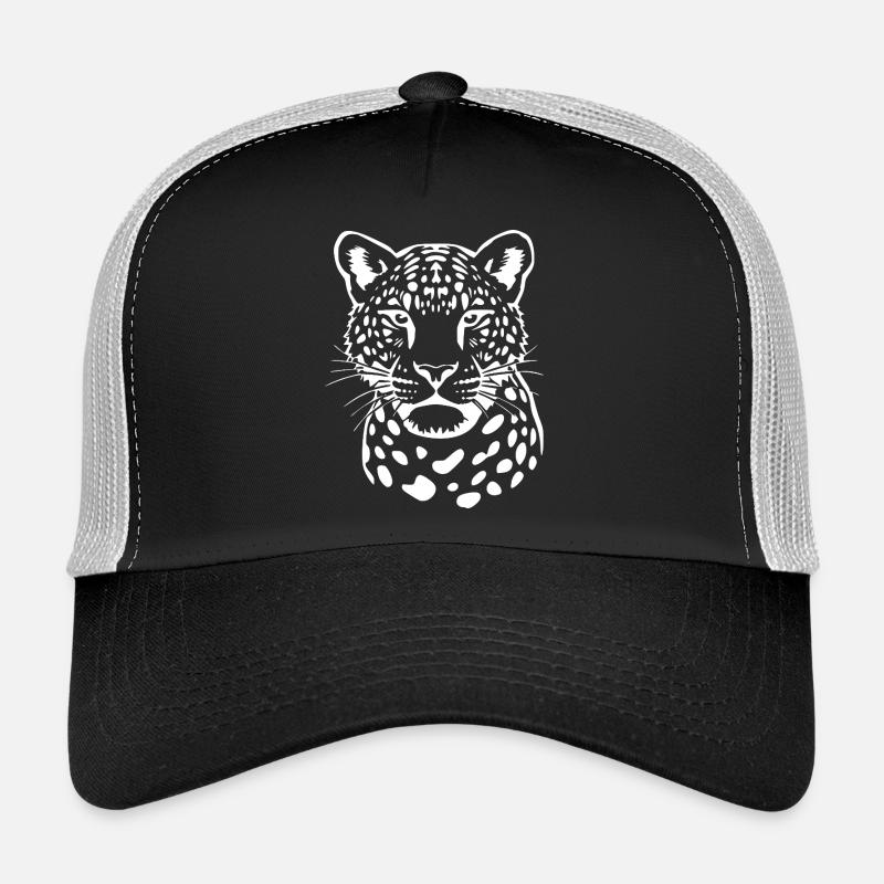 Leopard Leparden Muster T-shirt Geschenk Trucker Cap