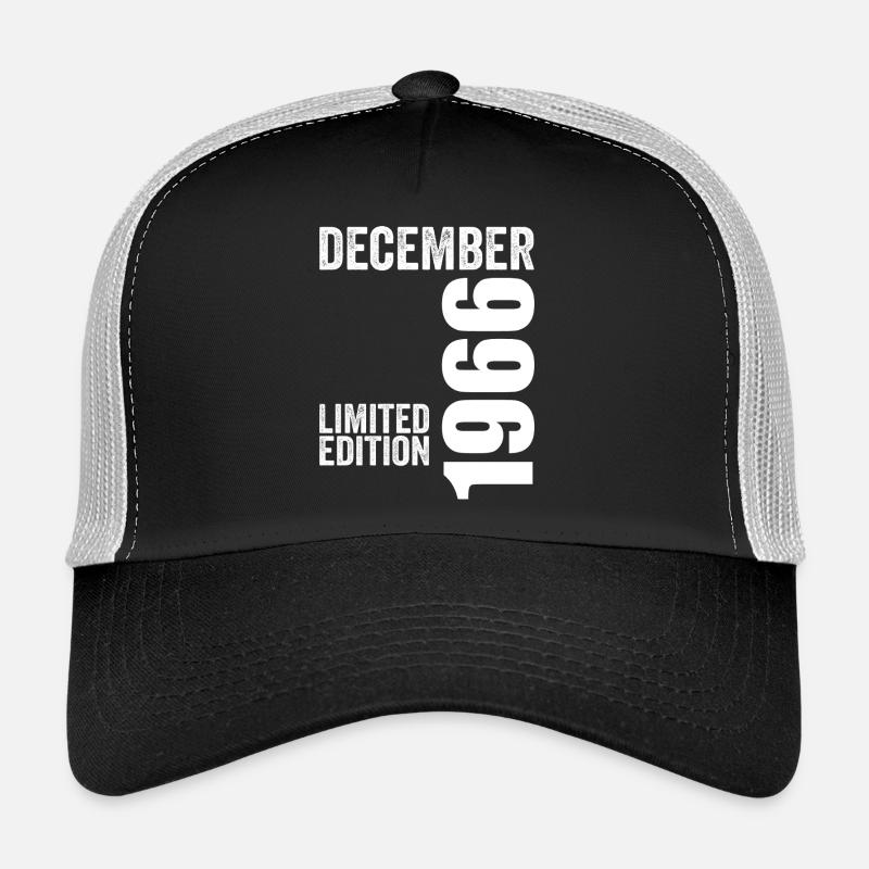 Cadeau Anniversaire Rétro - Décembre 1966 Casquette trucker 