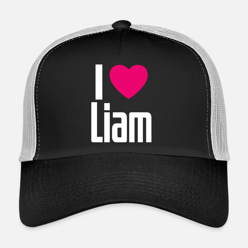 J’aime Liam Coeur rose J’aime Liam Casquette trucker 