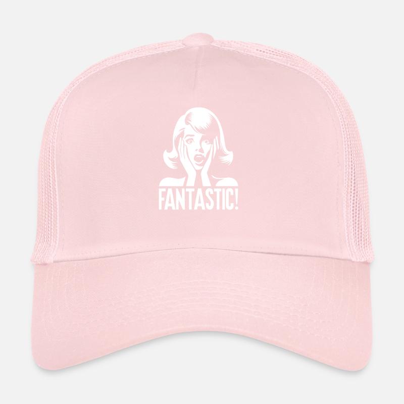 Retro Pop Art Surprise Fantastic Trucker Cap