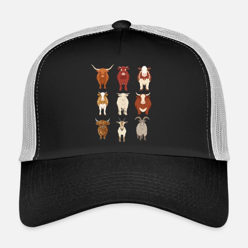Vaches idée cadeau  Casquette trucker 