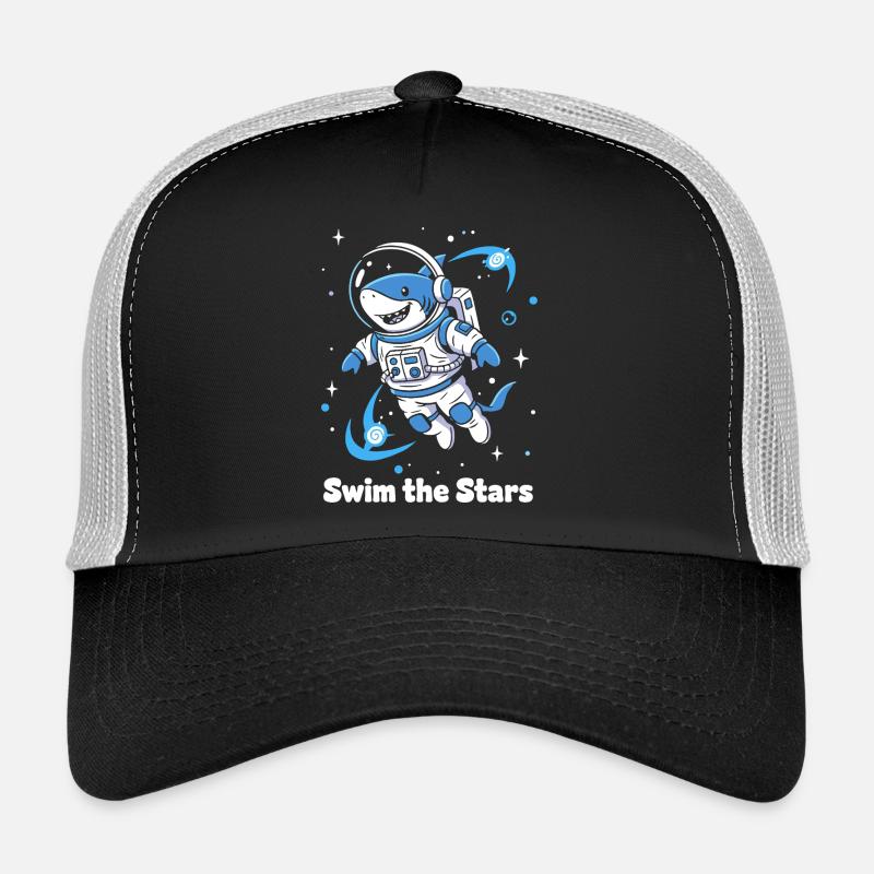 Astronaute requin de l’espace Casquette trucker 