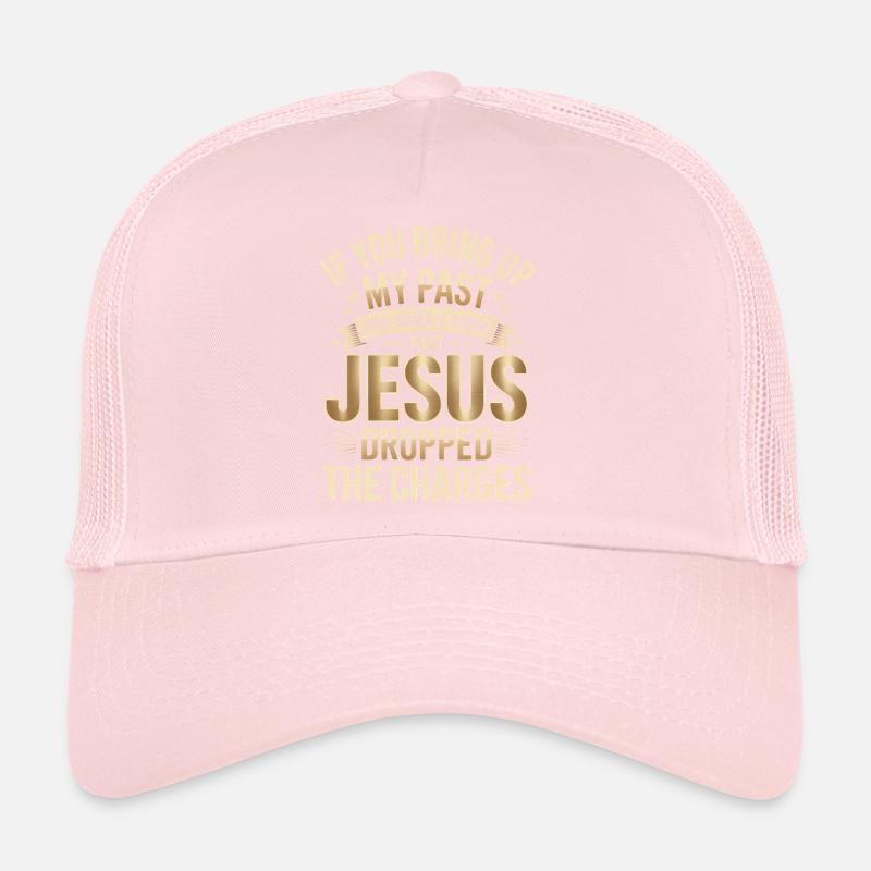 Jésus a abandonné les accusations Tee Casquette trucker 
